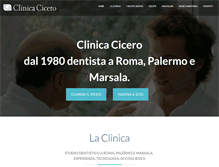 Tablet Screenshot of clinicacicero.com